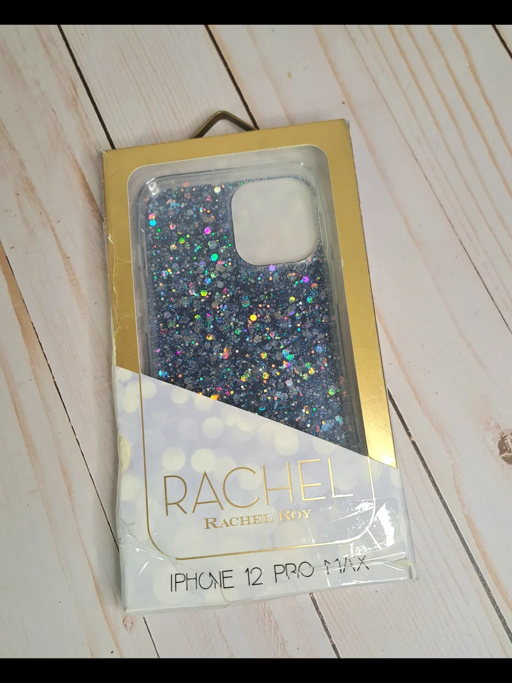 RACHEL Rachel Roy Used IPhone 12 Pro Max Glitter Phone Case